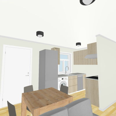 56A Elizabeth - Ground 1 Living dining kitchen Snapshot