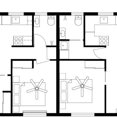 56A Elizabeth - Ground Floor - 2D Floor Plan